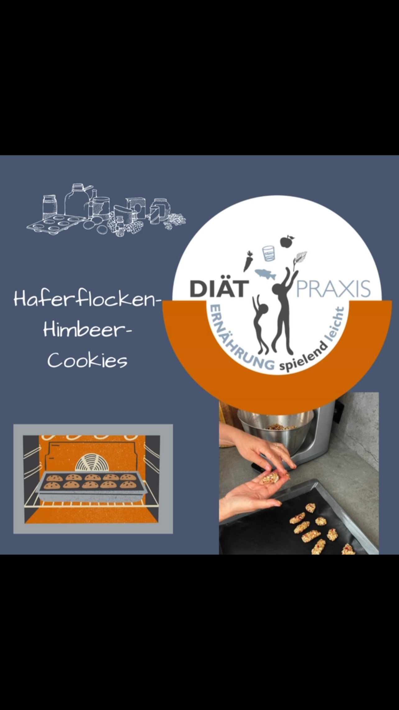 Haferflocken Himbeer Cookies #kinderleicht #fruchtig #proteinreich #viele Ballaststoffe #glutenfrei diaetpraxis.at im Ärztezentrum Rahlgasse und via Direktlink