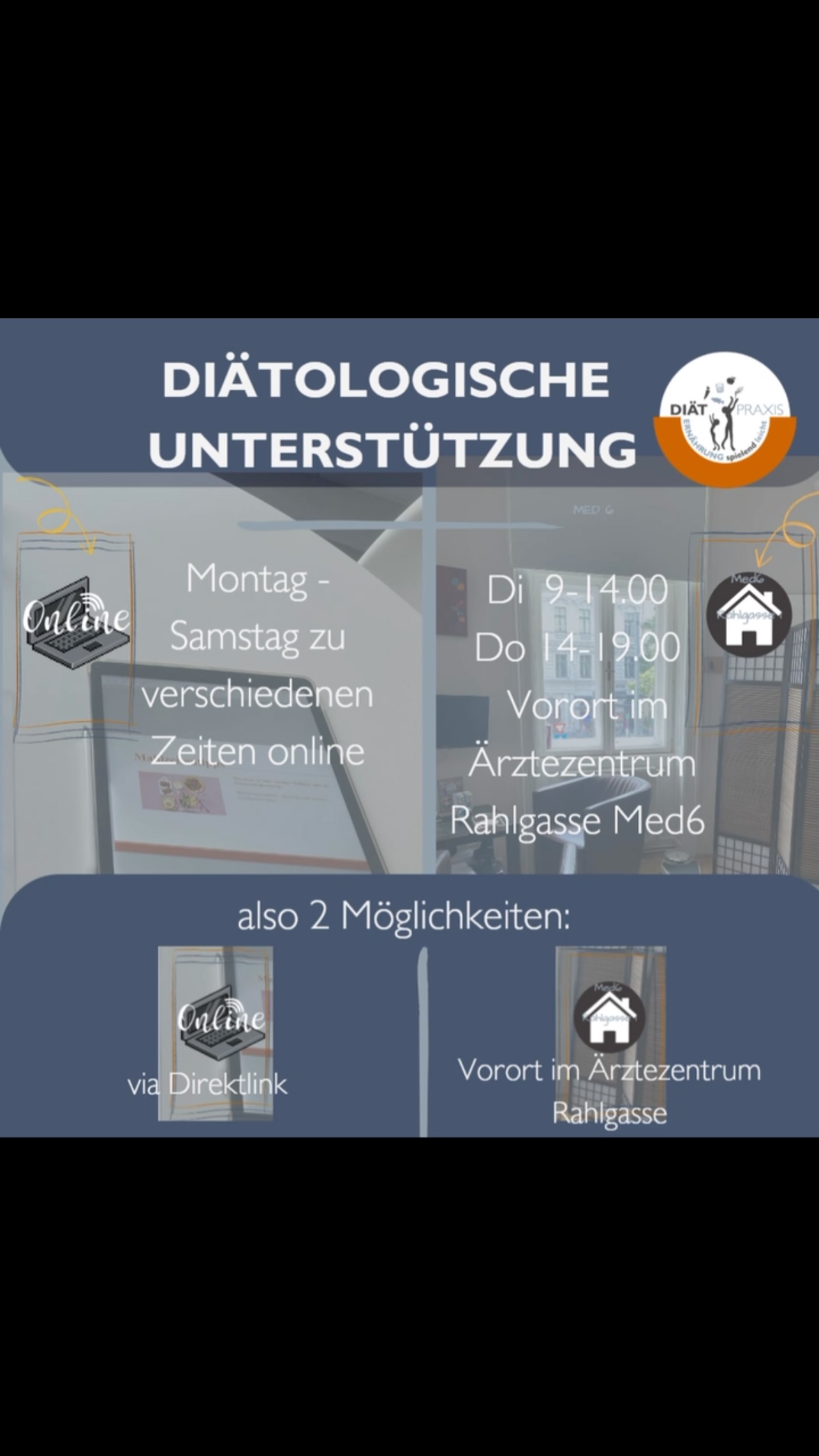 Beraten lassen, dort wo du gerade bist! Spart Wege und somit auch Zeit!
