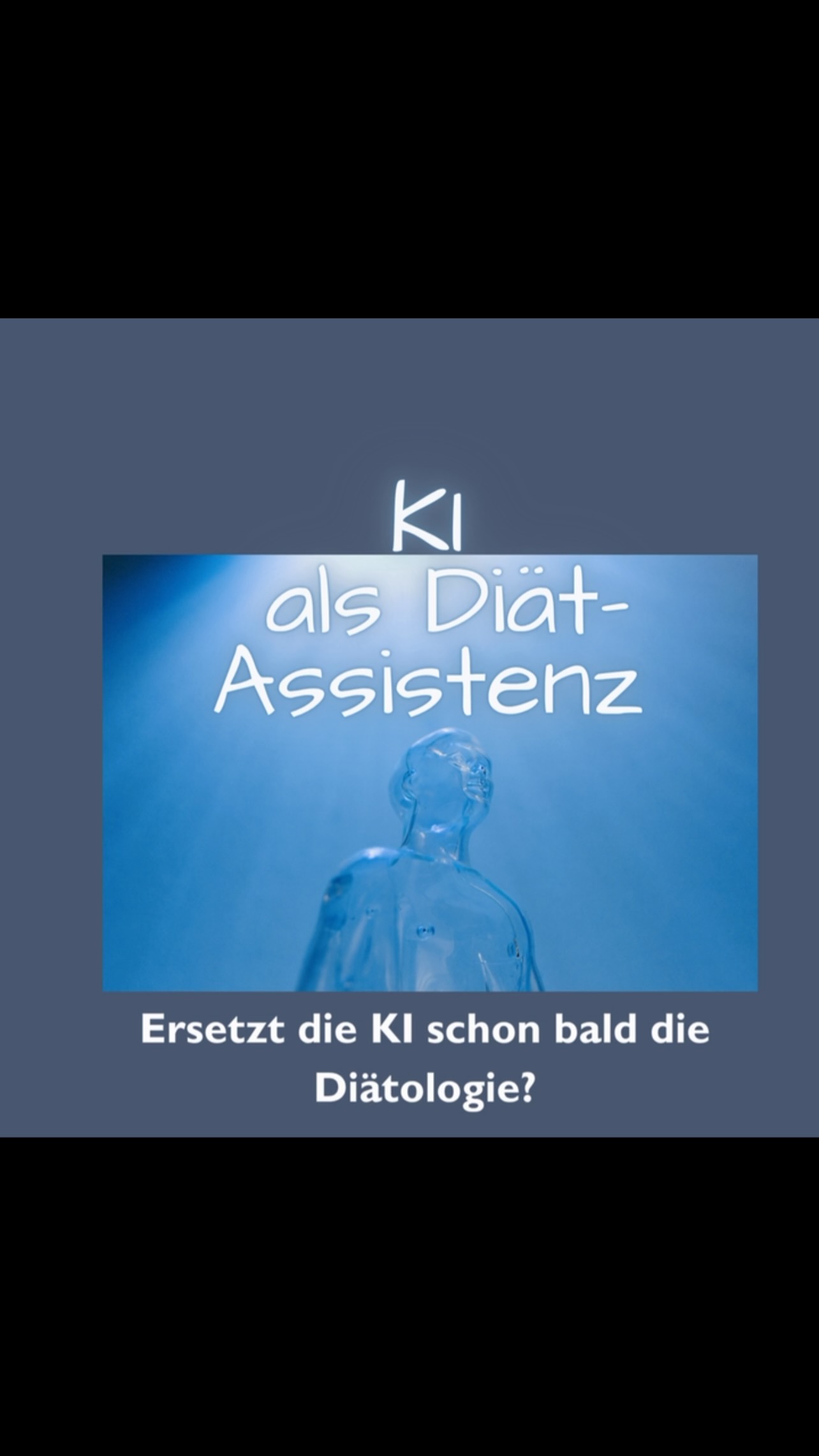 Reden wir über die KI in Bezug auf Diät.#Diätpraxis #KI